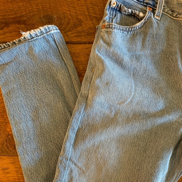 Re/done High Rise Ankle Crop Reconstructed Levi’s - Picture 9 of 12